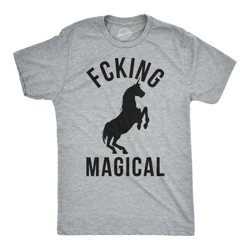 Fucking Magical Funny Unicorn Vintage Man's T-Shirt Tee