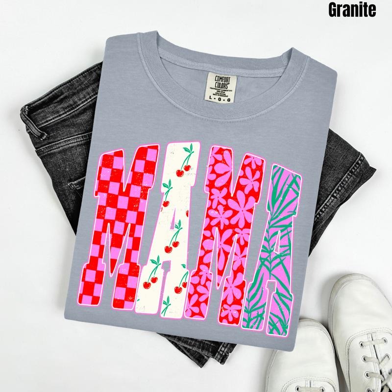 Fun Mama Pattern Comfort Colors T-Shirt 'NLB Hoodie, Sweatshirt | HypeCrazeTee.com