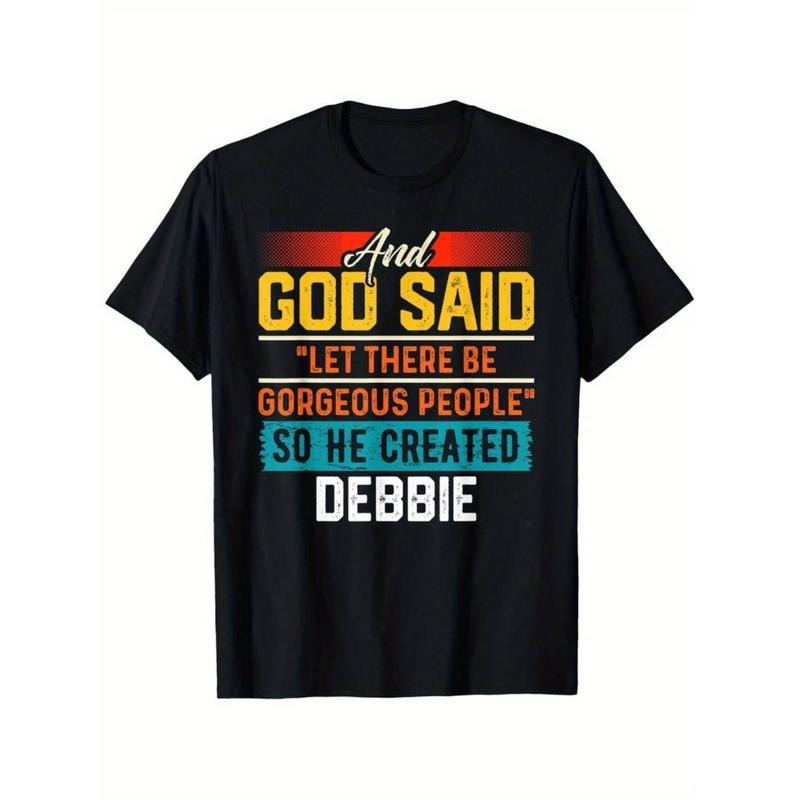 Funny 'And God Said Let There Be Beautiful People' Debbie T-Shirt Hoodie, Sweatshirt | HypeCrazeTee.com