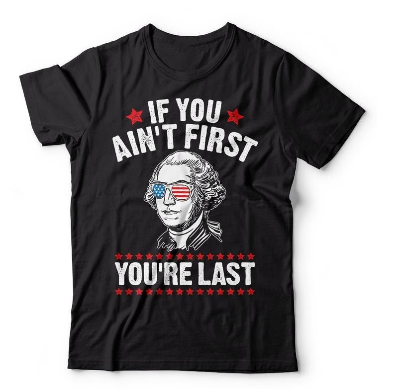 Funny 4th Of July Shirts, George Washington 4th Of July Shirt, Men Women Patriotic American Usa Tshirt, President Tee,...