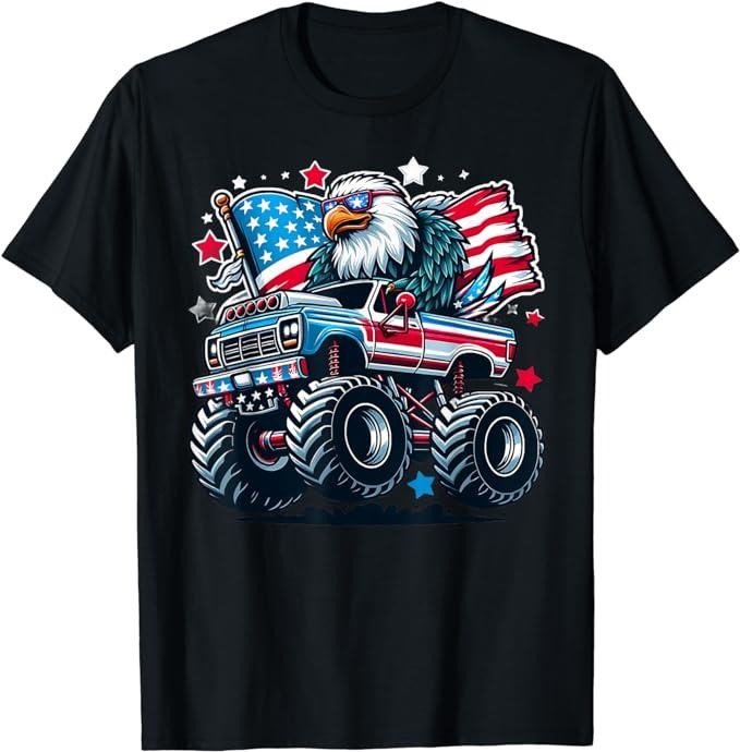 Funny 4th of July Shirts For Men, 4th of July Shirts Boys American Flag Eagle USA T-Shirt Menswear Top Casual Cotton...