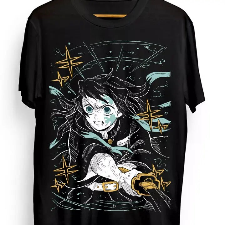 Funny Anime Muichiro T-shirt Kimetsur Anime Black Shirt All Size Hoodie, Sweatshirt | HypeCrazeTee.com