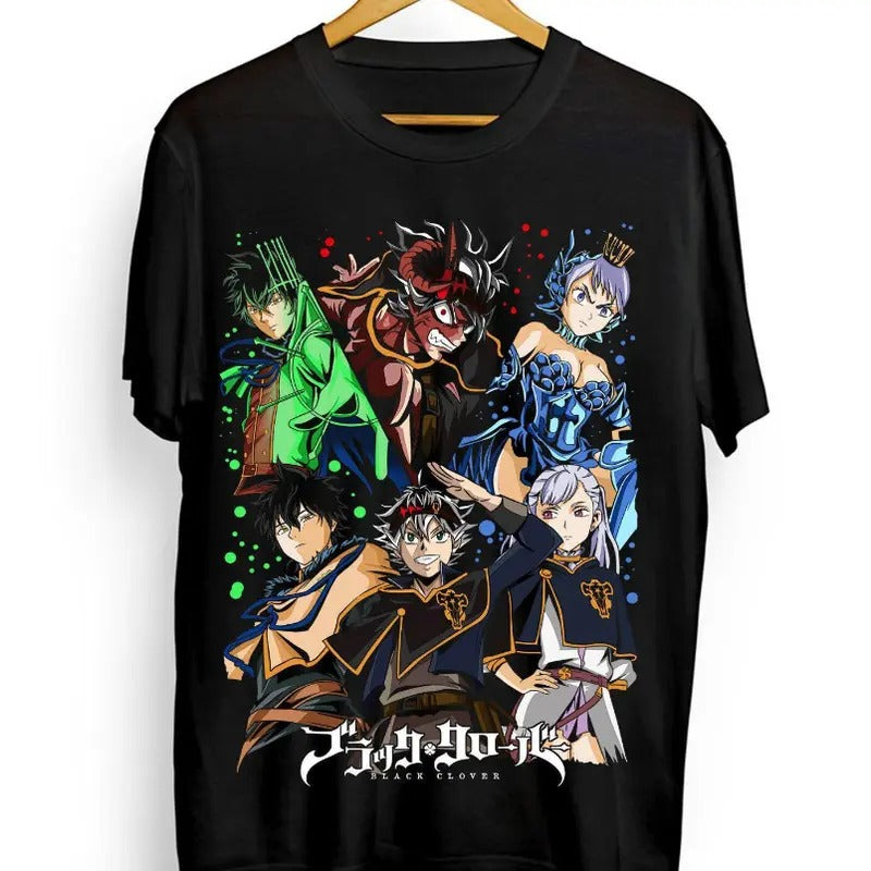 Funny Asta Yuno anime T-shirt Comic,Bull, Demon, Anime Shirt Hoodie, Sweatshirt | HypeCrazeTee.com