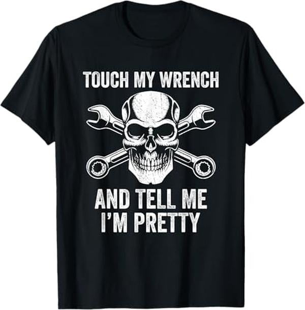 Funny Auto Mechanic T-Shirt, Auto Mechanic Funny Garage Fix Cars Mechanic Wrench Tools T-Shirt