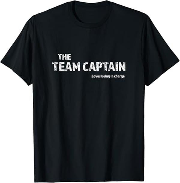 Funny Bar Shirts, Bar Trivia Team Captain Funny T-Shirt Menswear Top
