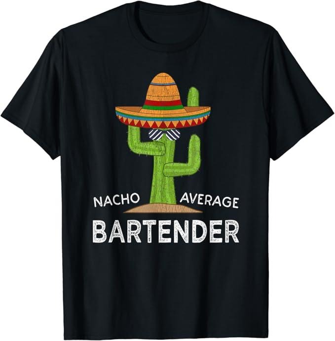 Funny Bar Shirts, Fun Hilarious Funny Bartending Bartender T-Shirt Menswear Top