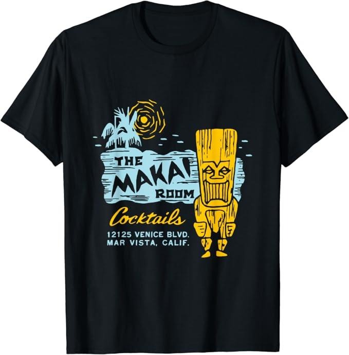 Funny Bar Shirts, The Makai Room T-Shirt Menswear Top