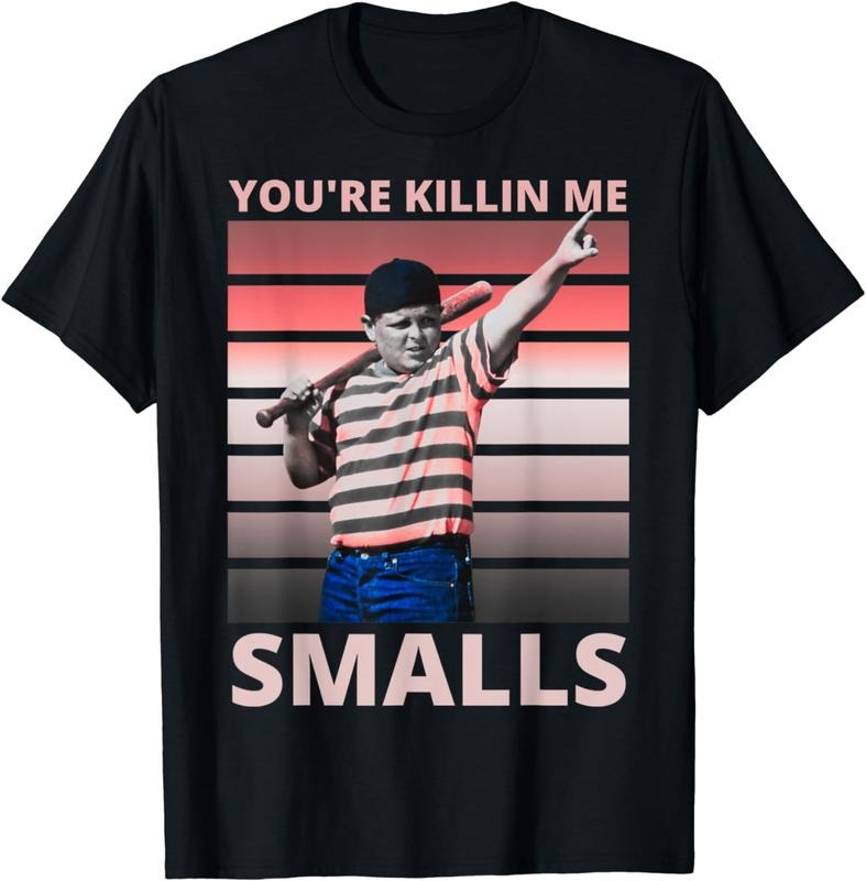 Funny Baseball Shirt, Funny Dad Baseball Softball Player You're Killin Me Smalls T-Shirt Casual Menswear Casual Menswear...