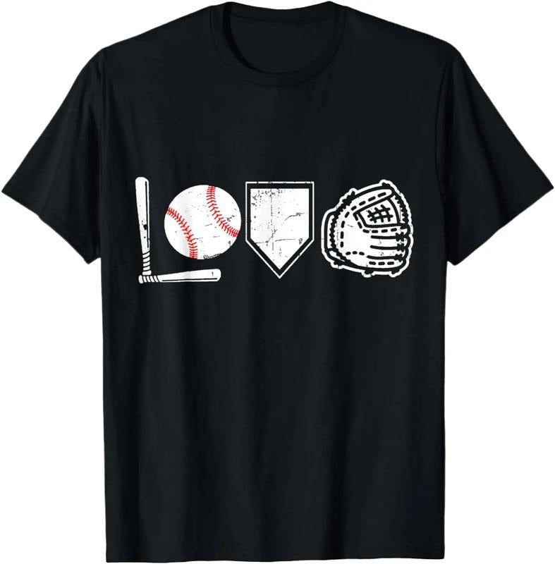 Funny Baseball Shirt, I Love Baseball T-Shirt Baseball Casual Clothing Casual Clothing Hoodie, Sweatshirt | HypeCrazeTee.com