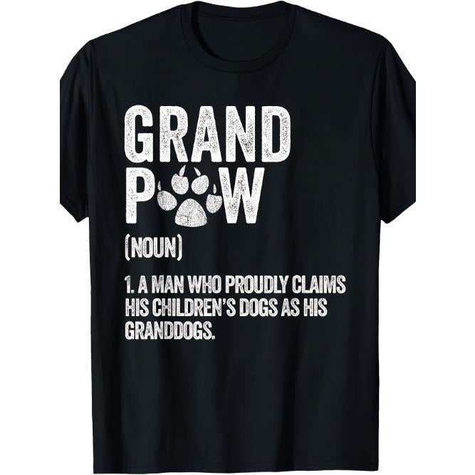 Funny Best Dog Grandpa Ever Grandpaw Apparel Retro Grand Paw T-Shirt Made in USA Hoodie, Sweatshirt | HypeCrazeTee.com