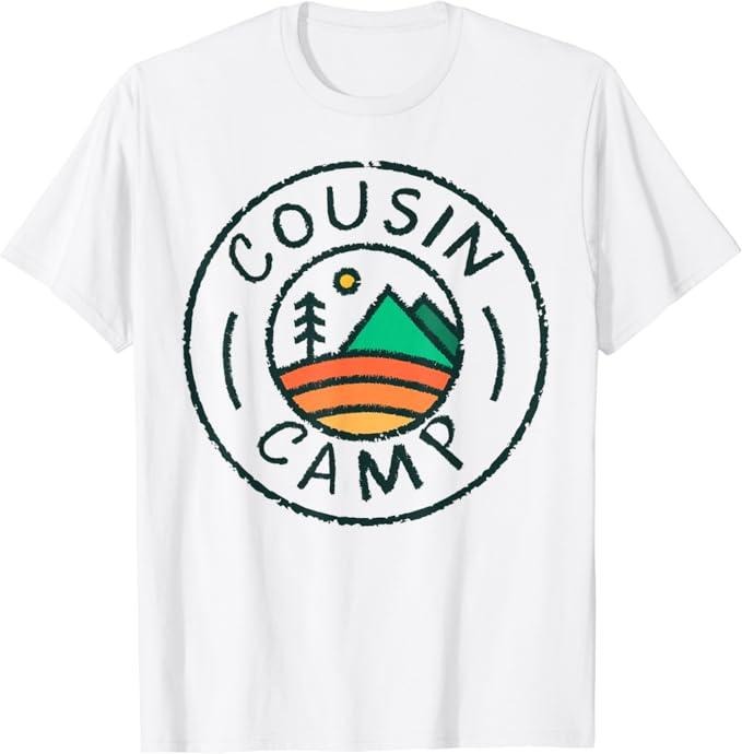 Funny Best Friend Shirts, Gift For Best Friend, Cousin Camp Friends Summer Travel Family Camping Vacation T-Shirt...