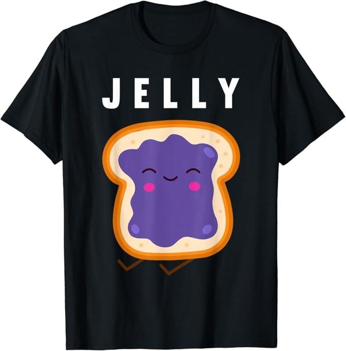 Funny Best Friend Shirts, Gift For Best Friend, Peanut Butter And Jelly Best Friend Matching T-Shirt Menswear Top Casual...
