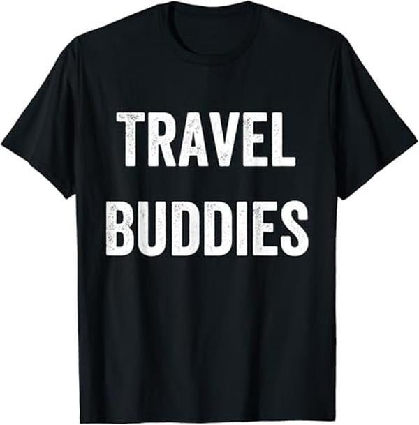 Funny Best Friend Shirts, Gift For Best Friend, Travel Buddies Children Matching Couple Friends Family T-Shirt Menswear...
