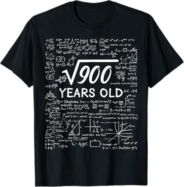 Funny Birthday Shirts, Funny Math 30th Birthday T-Shirt For Men - Menswear Top Hoodie, Sweatshirt | HypeCrazeTee.com