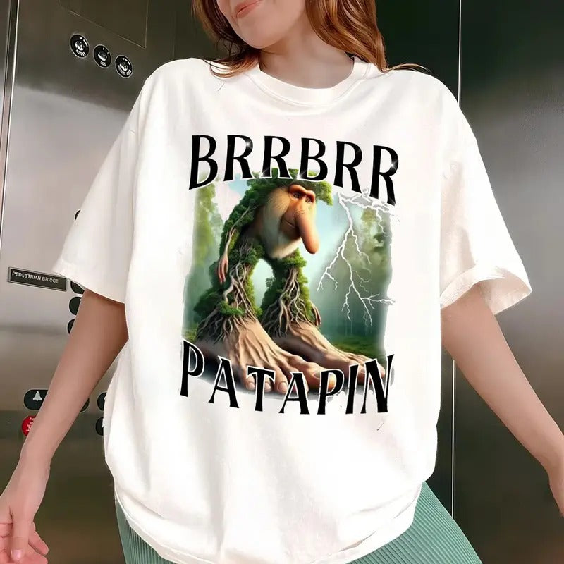 Funny BrrBrr Patapin T-Shirt, Brain Rot Meme Tee, Bootleg Rap Shirt, Animals Meme Tee Hoodie, Sweatshirt | HypeCrazeTee.com