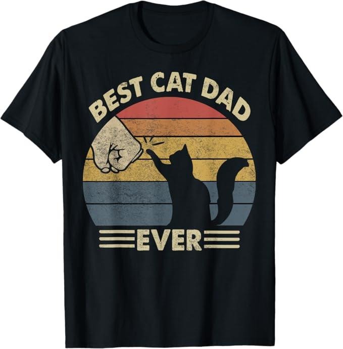 Funny Cat Shirts, Cat-Shirt Men Best Cat Dad Ever Funny Dad T-Shirt - Menswear Top Hoodie, Sweatshirt | HypeCrazeTee.com