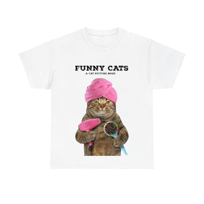 Funny Cat Tee, A Cat Picture Book Funny Cat Shirt Hoodie, Sweatshirt | HypeCrazeTee.com