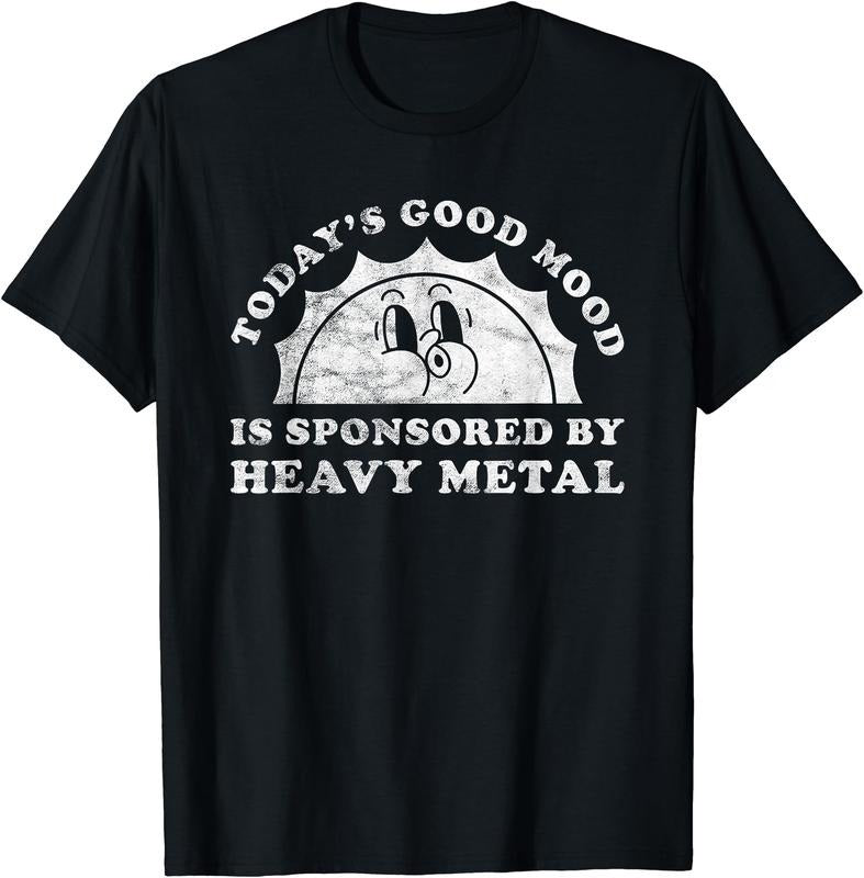Funny Cute Vintage Retro Heavy Metal or Heavy Metal T-Shirt | Unisex Cotton Tee Gift, Crewneck, Short Sleeve Hoodie,...