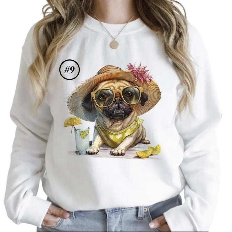 Funny Dogs Summer Beach Day Cocktail Lover Summer Hunting Season 1 Cotton Womenswear T-Shirts, Hoodie, Sweatshirt