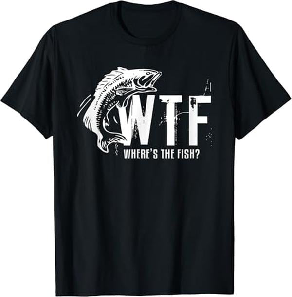 Funny Fishing Shirts, Wheres The Fish Mens Funny Fishing T-Shirt Cotton Fashion Hoodie, Sweatshirt | HypeCrazeTee.com