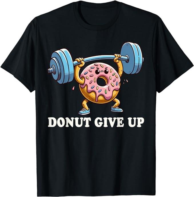 Funny Fitness Workout Gym Donut Lover T-Shirt Menswear Casual Cotton Hoodie, Sweatshirt | HypeCrazeTee.com