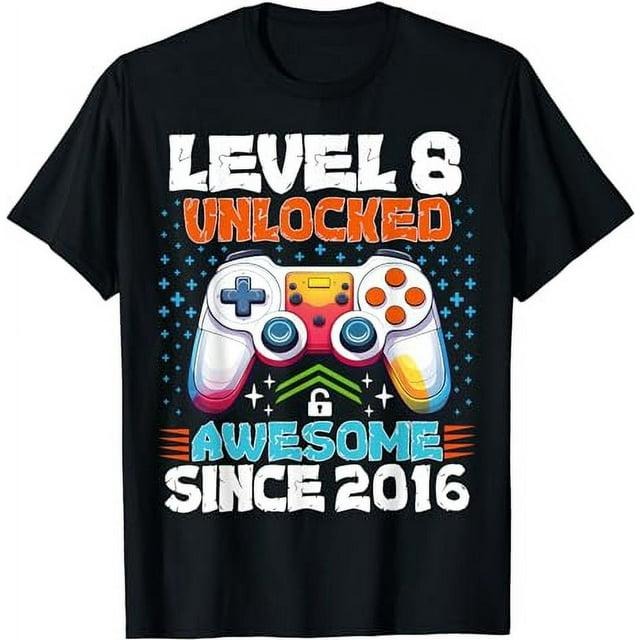 Funny Gamer Shirts, Special Gifts For Gamers, 8yr BDay Son Boy Funny Gamer 8th 8 Year Old Birthday T-Shirt Menswear Top...