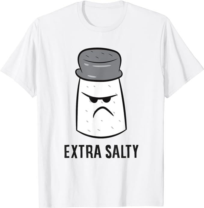 Funny Gamer Shirts, Special Gifts For Gamers, Extra Salty Funny Salty Gamer T-Shirt Menswear Top Casual Classic Hoodie,...
