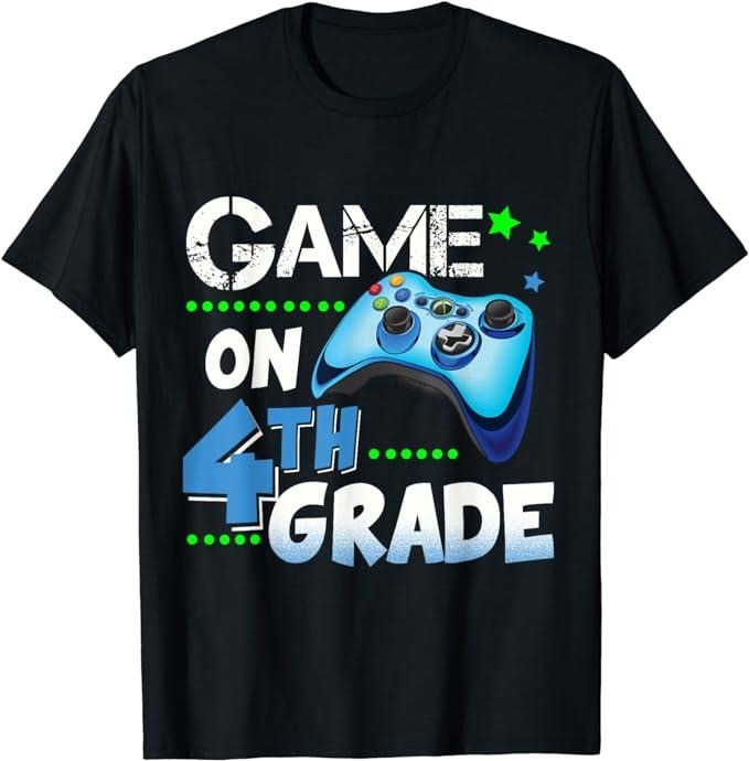 Funny Gamer Shirts, Special Gifts For Gamers, Funny Game On 4th Grade Gift T-Shirt Menswear Top Casual Classic Hoodie,...