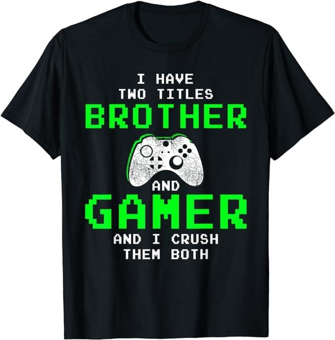 Funny Gamer Shirts, Special Gifts For Gamers, Funny Gaming Brothers Tee - Gamer Gifts for Teen Boys Short Sleeve T-Shirt...