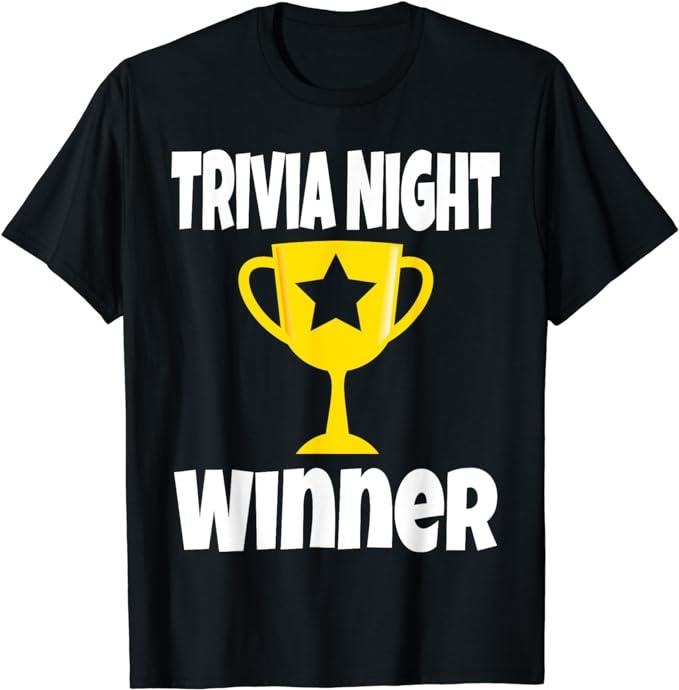 Funny Gamer Shirts, Special Gifts For Gamers, Funny Trivia Night Winner Game Player Lover Trophy Champion T-Shirt...