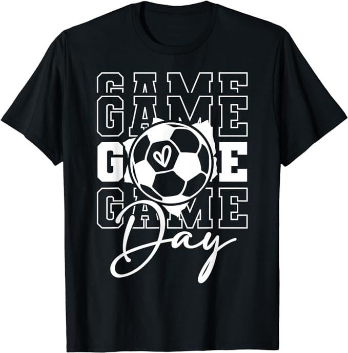 Funny Gamer Shirts, Special Gifts For Gamers, Game Day Soccer T-Shirt Menswear Top Casual Classic Hoodie, Sweatshirt