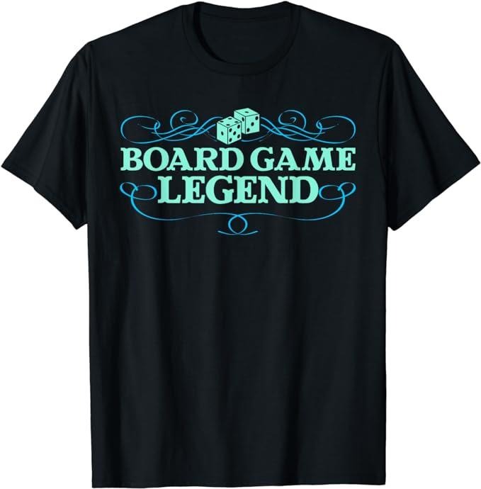 Funny Gamer Shirts, Special Gifts For Gamers, Game Night Adults Funny Board Game Legend T-Shirt Menswear Top Casual...
