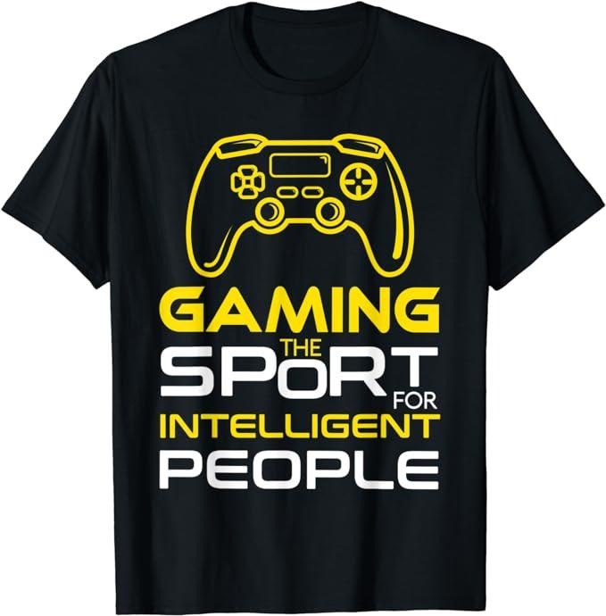 Funny Gamer Shirts Gamers Gamer Logic Gaming Sport Intelligent People Funny Video Game Gag Menswear Top Casual Classic T-Shirts, Hoodie, Sweatshirt
