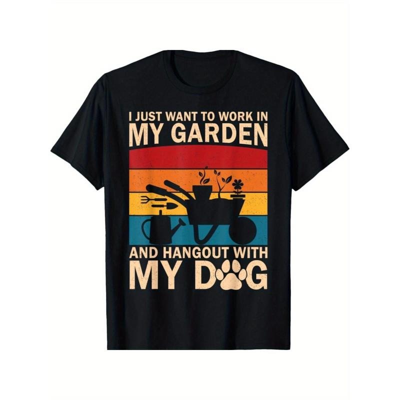 Funny Gardener & Dog Lover T-Shirt