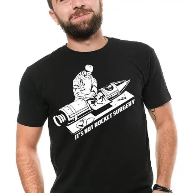 Funny Geek T-shirt Rocket Surgery Funny Mens shirt birthday gift T-shirt Hoodie, Sweatshirt | HypeCrazeTee.com