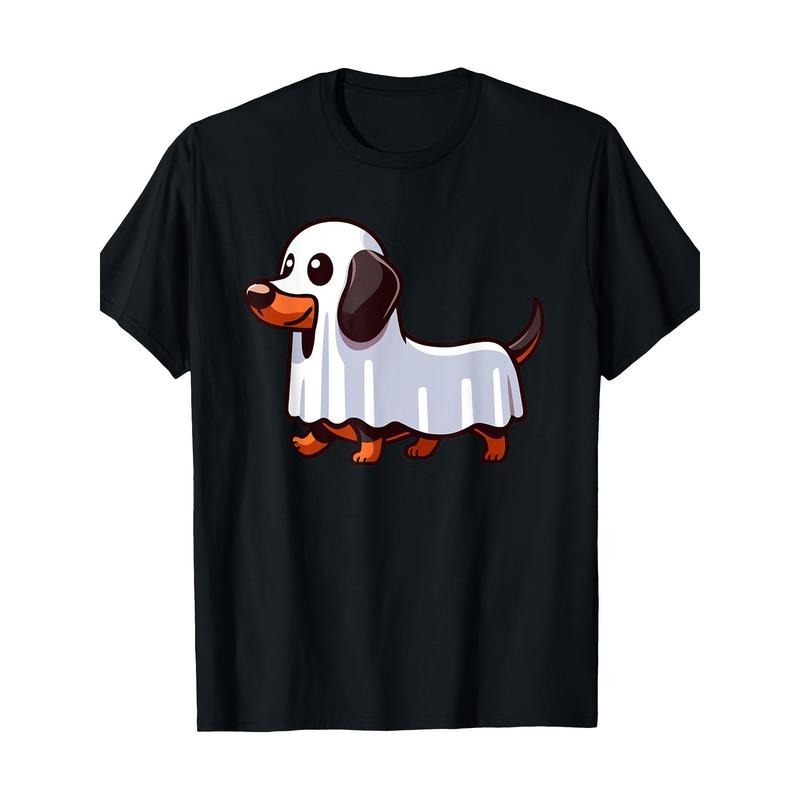 Funny Ghost Dachshund Dog Halloween Costume Made USA T-Shirts, Hoodie, Sweatshirt