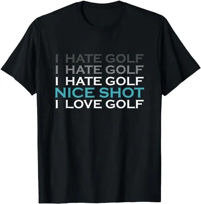Funny Golf T-Shirt, Gift For Golfer, Humor Saying Golfing T-Shirt Menswear Top Underwear Hoodie, Sweatshirt