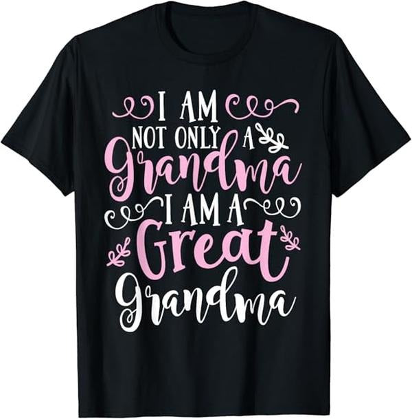 Funny Grandma Shirt, Gift For Grandmother, Cute Great Grandma T-Shirt Casual Cotton Top Hoodie, Sweatshirt | HypeCrazeTee.com