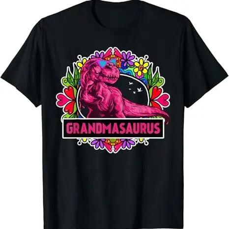 Funny Grandma Shirt, Gift For Grandmother, Funny Grandma Saurus T-Shirt Casual Cotton Top Hoodie, Sweatshirt