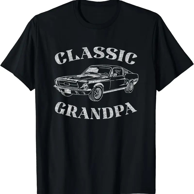 Funny Grandpa Classic Car Graphic T-Shirt Hoodie, Sweatshirt | HypeCrazeTee.com