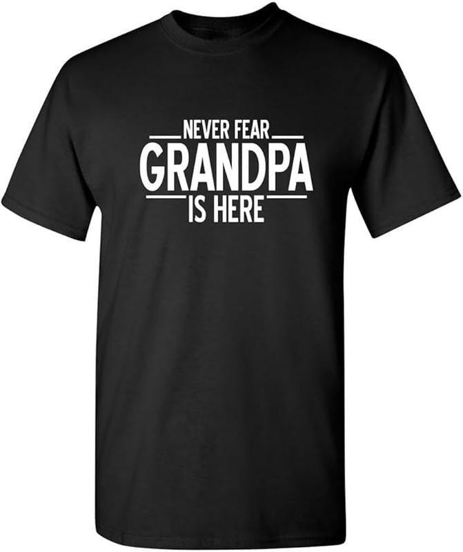 Funny Grandpa Shirt, Gift For Grandfather, Novelty Grandfather Men's Funny T-Shirt Menswear Casual Cotton Top Hoodie,...