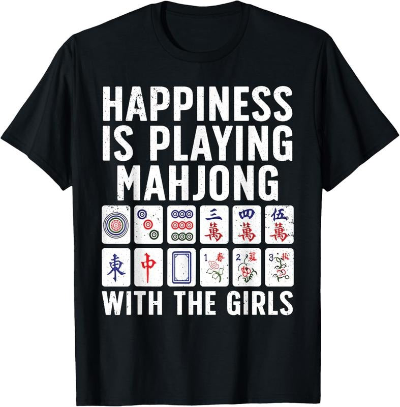 Funny Mahjong For Women Girls Tile Game Mah Jongg Lovers T-Shirt Hoodie, Sweatshirt | HypeCrazeTee.com