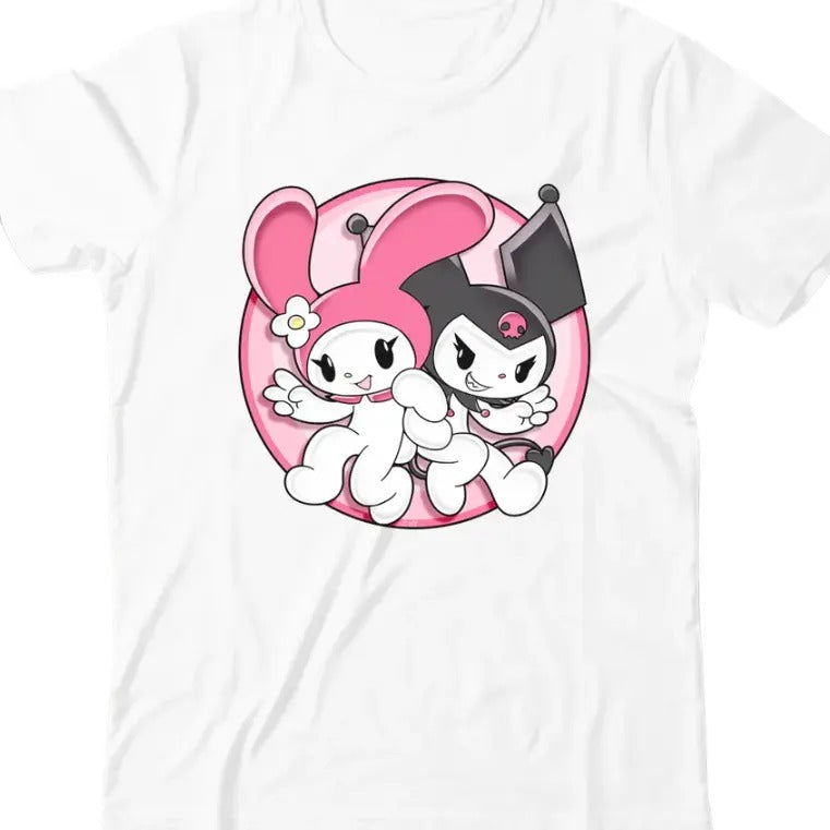 Funny Melody and Ku.ro.mi Anime TShirt Size S-3XL Hoodie, Sweatshirt | HypeCrazeTee.com