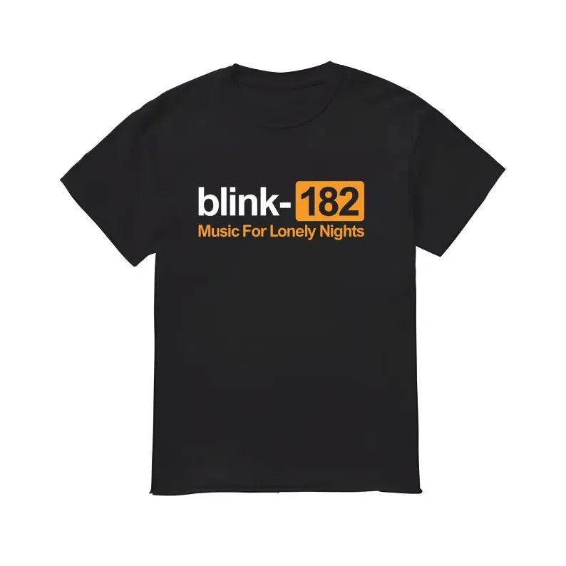 Funny Meme Shirt, Blink-182 Music For Lonely Nights Tee, Gift Unisex T-Shirt Hoodie, Sweatshirt | HypeCrazeTee.com