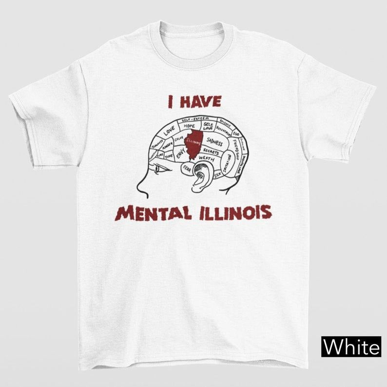 Funny Meme Shirt, I Have Mental Illinois Tee, Gift Unisex T-Shirt Hoodie, Sweatshirt | HypeCrazeTee.com