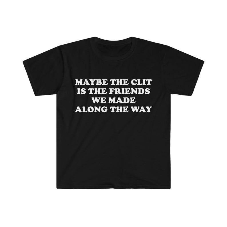 Funny Meme Shirt Maybe Cl*T Is Friends We Made Along Way Joke T-Shirts, Hoodie, Sweatshirt