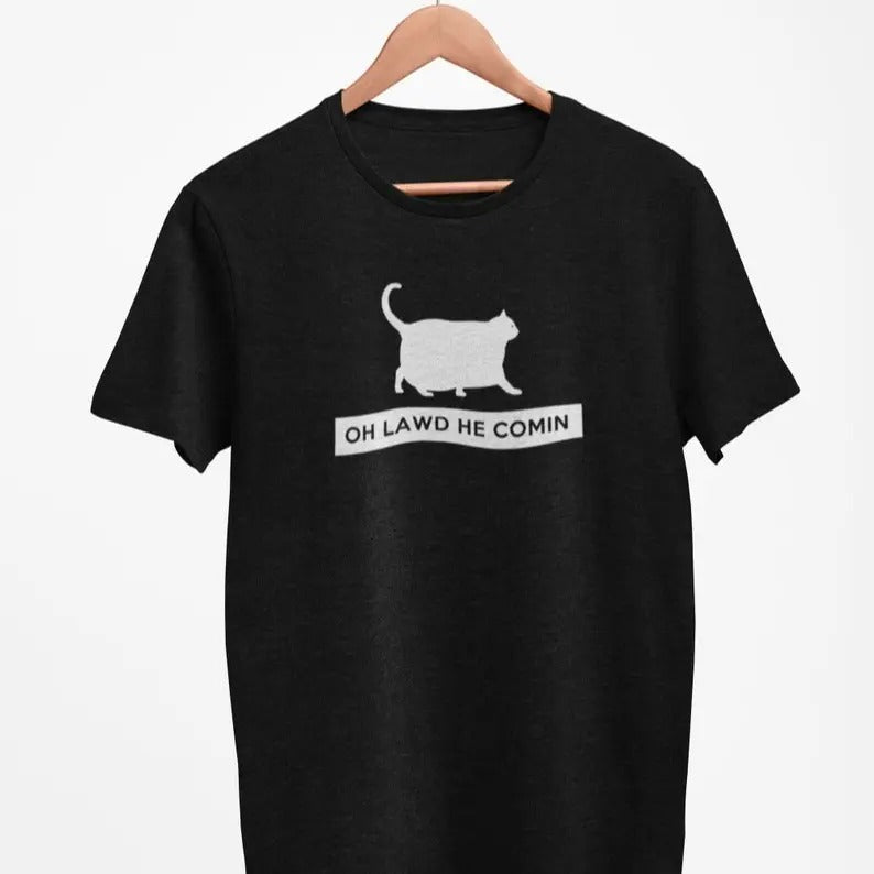 Funny Meme Shirt, Oh Lawd He Comin Chonk Tee, Gift Unisex T-Shirt Hoodie, Sweatshirt | HypeCrazeTee.com