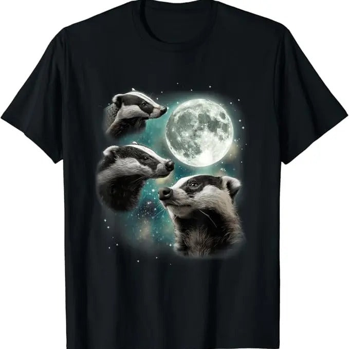 Funny Meme Shirts For Men, 3 Howling Badgers Funny Meme T-Shirt Menswear Top Hoodie, Sweatshirt | HypeCrazeTee.com