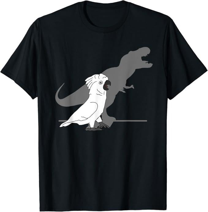 Funny Meme Shirts For Men, Cute Screaming Parrot Bird Birb Memes Funny T-Rex Cockatoo T-Shirt Menswear Top Hoodie, Sweatshirt