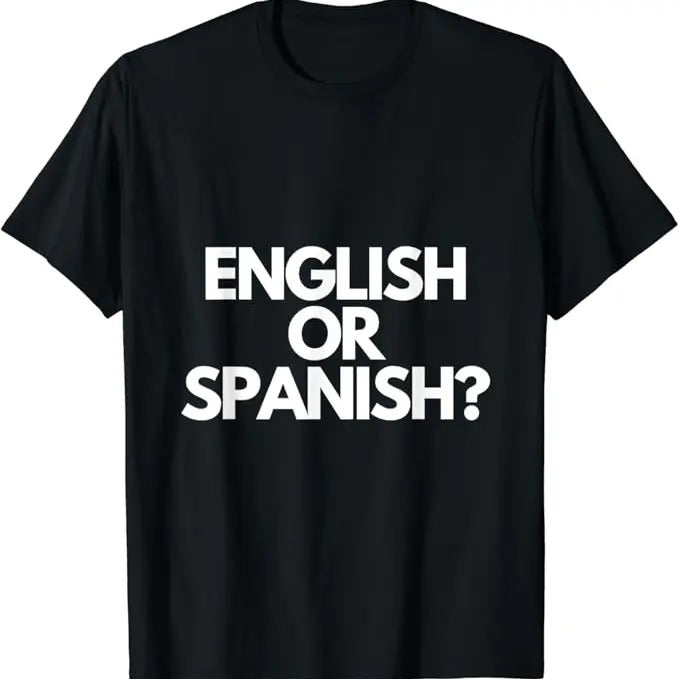 Funny Meme Shirts For Men, English Or Spanish Meme T-Shirt Menswear Top Hoodie, Sweatshirt | HypeCrazeTee.com